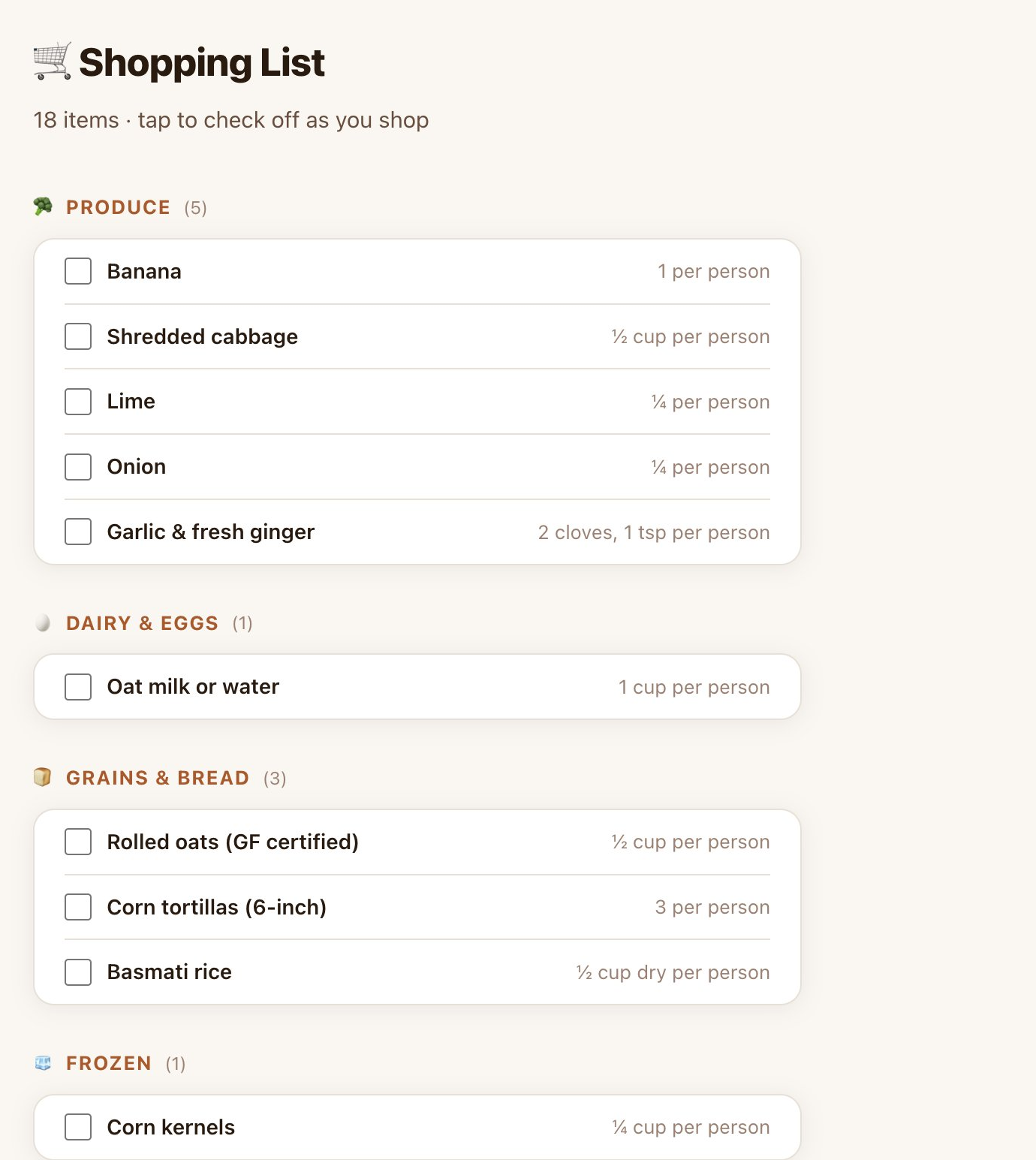 3 · Shop once